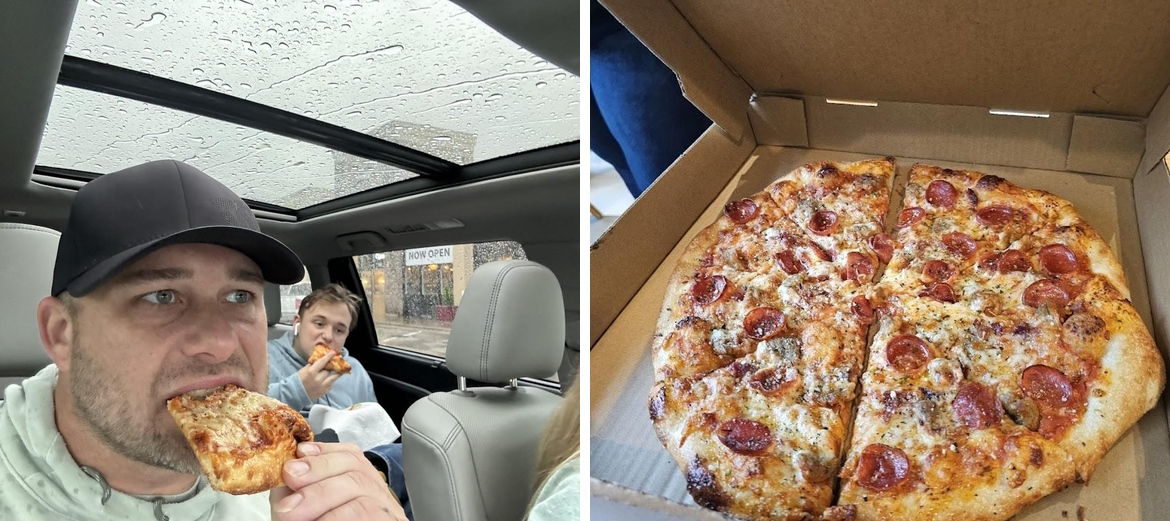 Baked pizzeria Menu