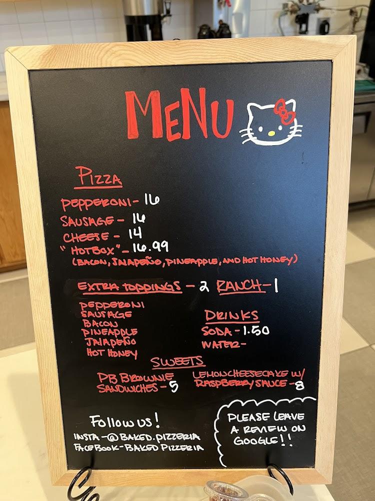 Baked pizzeria Menu image 1